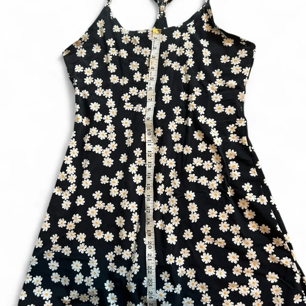 Outdoor Voices Black Daisy-Print Mini Dress - Picture 6 of 8